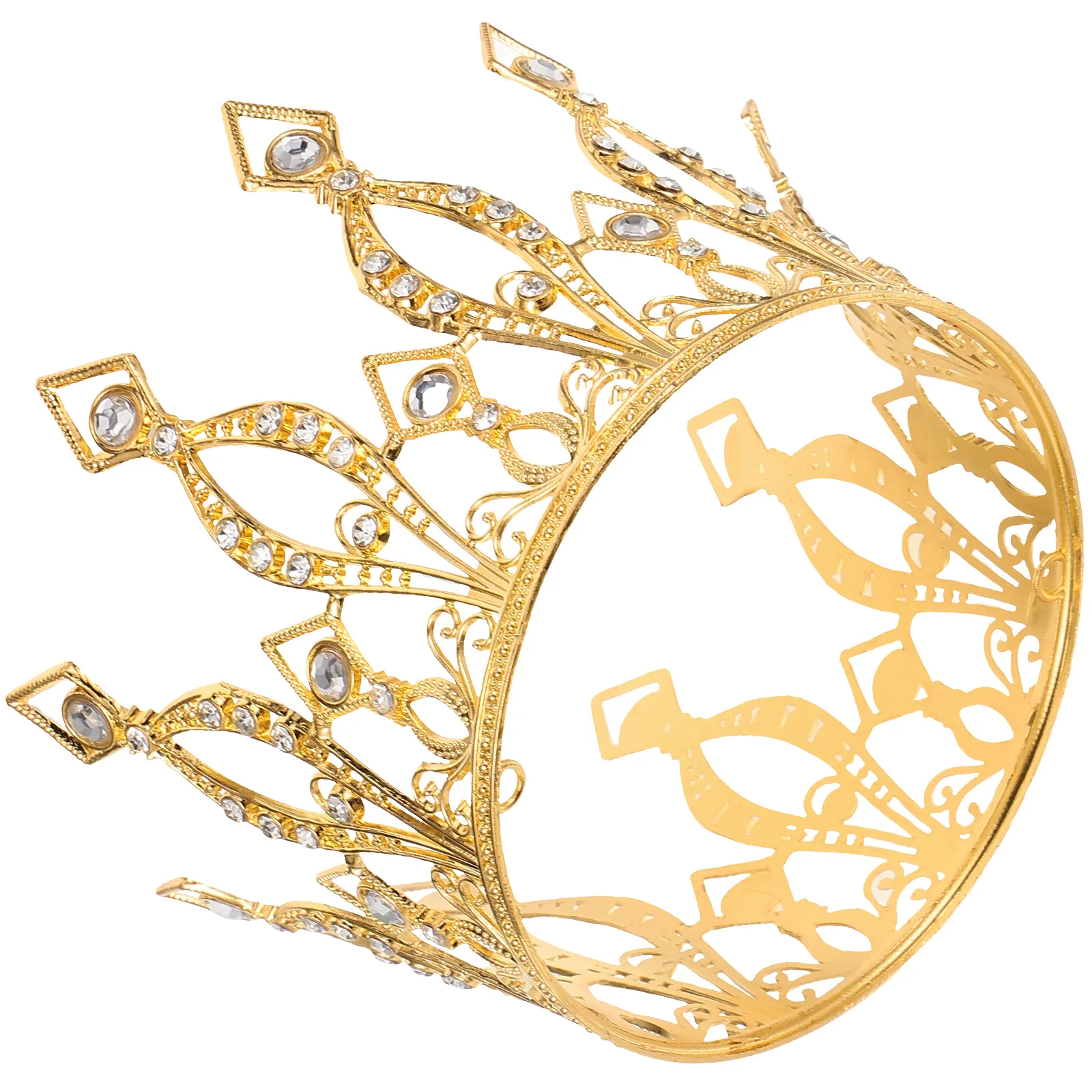 Украшение свадебного торта Корона Топпер Тиара Десерт Украшения Стола Золото