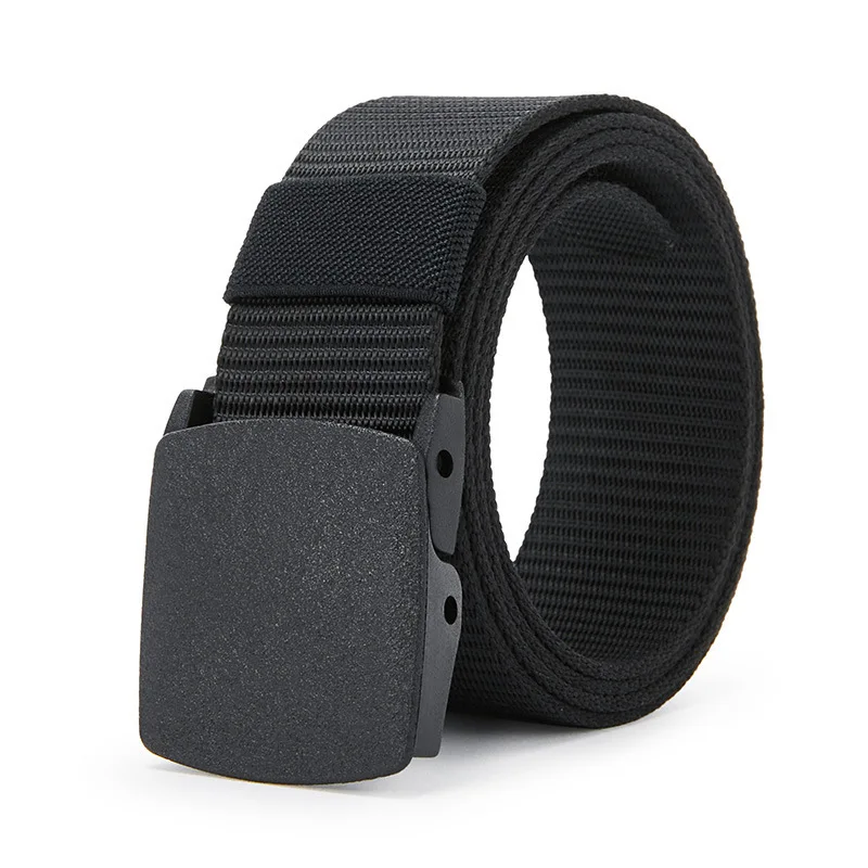 

causal men women belt Quick Release Buckle Tough Stretch Military Tactical nylon belts 120cm Solid Trend Hiking Waistband