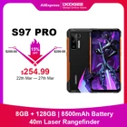 Смартфон Doogee S97 Pro, лазерный дальномер 40 м, 6,39 дюйма, 8 ГБ + 128 ГБ, Helio G95, 8500 мА  ч, глобальная сеть, камера 48 МП, мобильный телефон