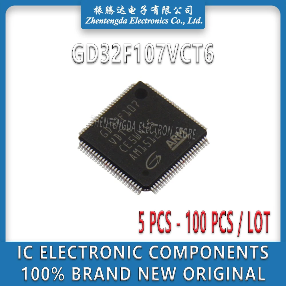 

GD32F107VCT6 GD32F107VC GD32F107 GD32F IC MCU Chip LQFP-100