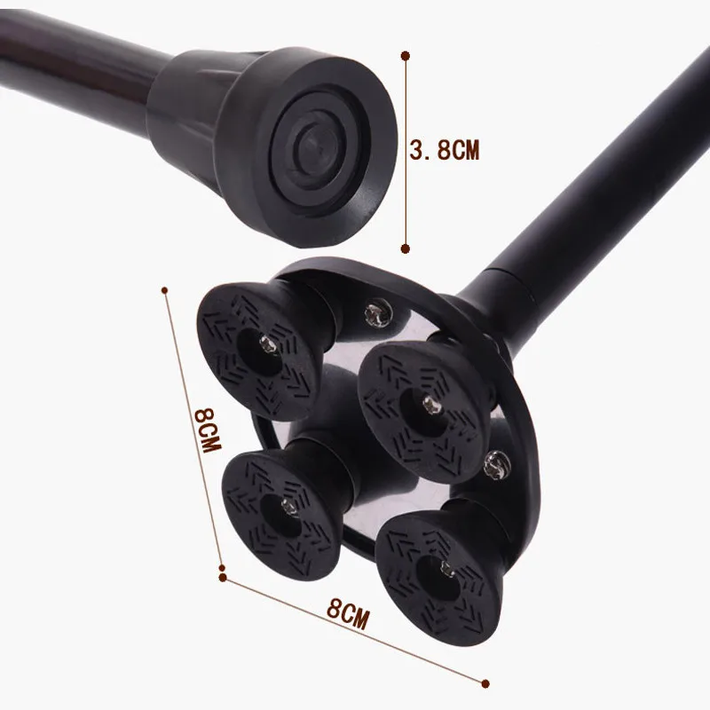 Нескользящие трости для пожилых Выдвижной алюминиевый сплав