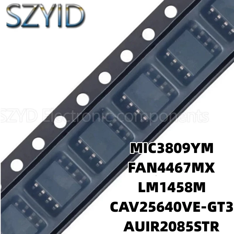 

1PCS SOP8-MIC3809YM FAN4467MX LM1458M CAV25640VE-GT3 AUIR2085STR