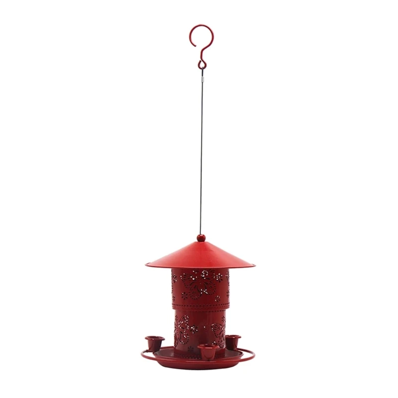 Outdoor Garden Yard Hummingbird Seed Water Feeder Outdoor Beautiful Lantern-shape Decorations