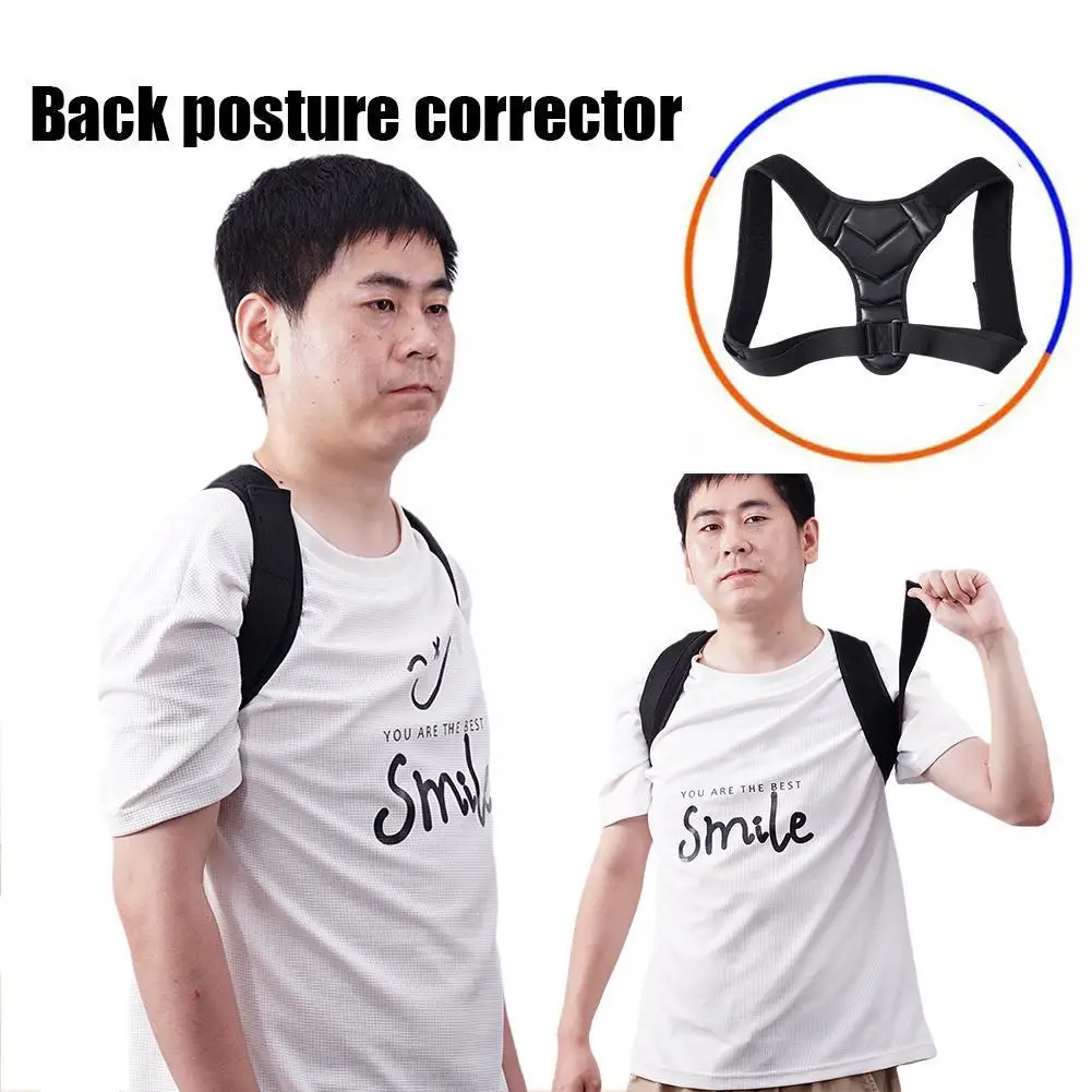 

Back Posture Corrector Adjustable Neck Brace Training Clavicle Spine Shoulder Correction for Men Women Posture Straightener K1S9