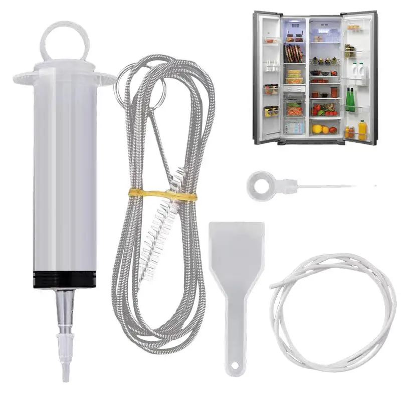 5 шт./компл. очиститель для сливного отверстия холодильника кухонный шприц шланг