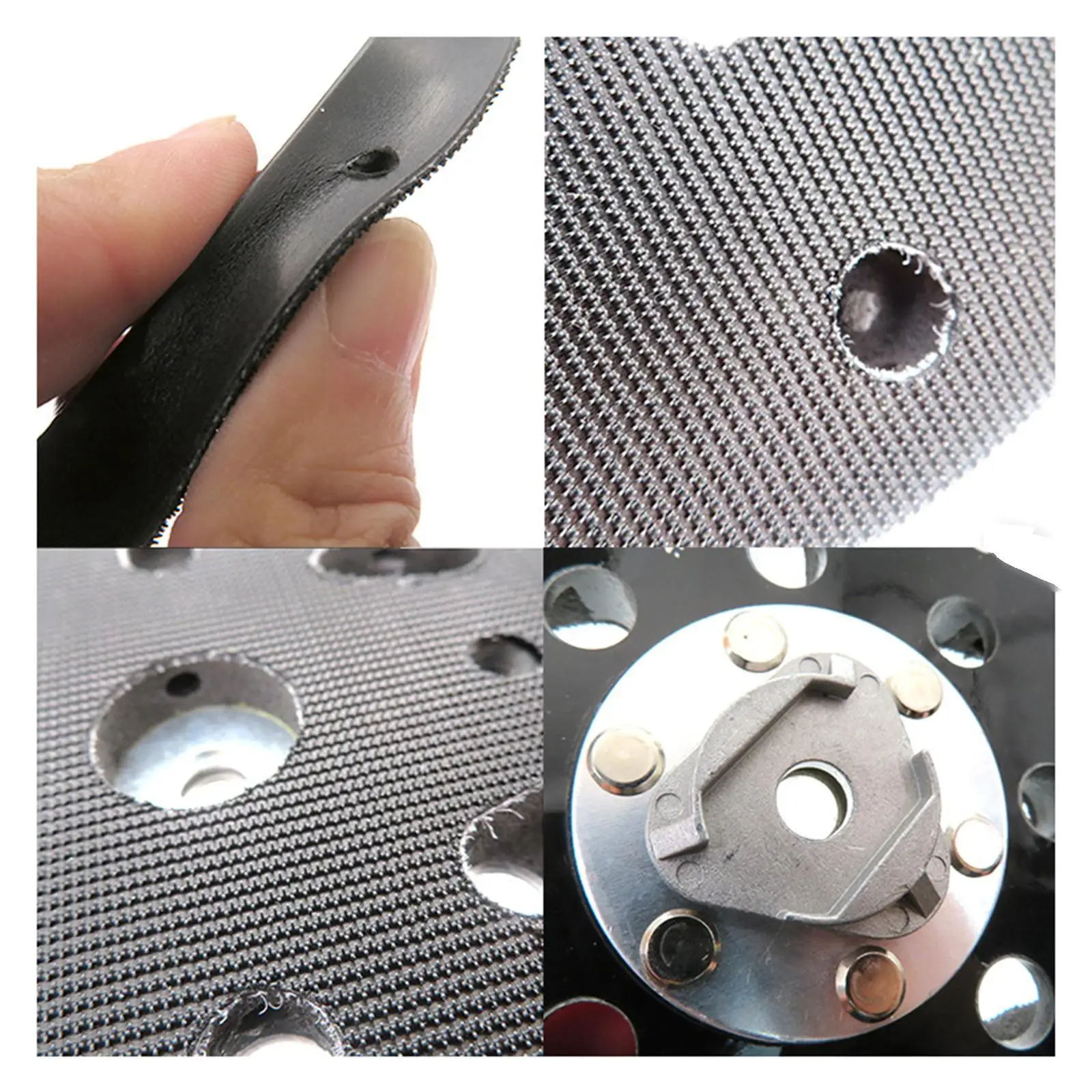 

hook & loop Backer Pad 6" 17 Holes Backup Pad Polisher Backing Pad for Electric grinders Sanding Disc