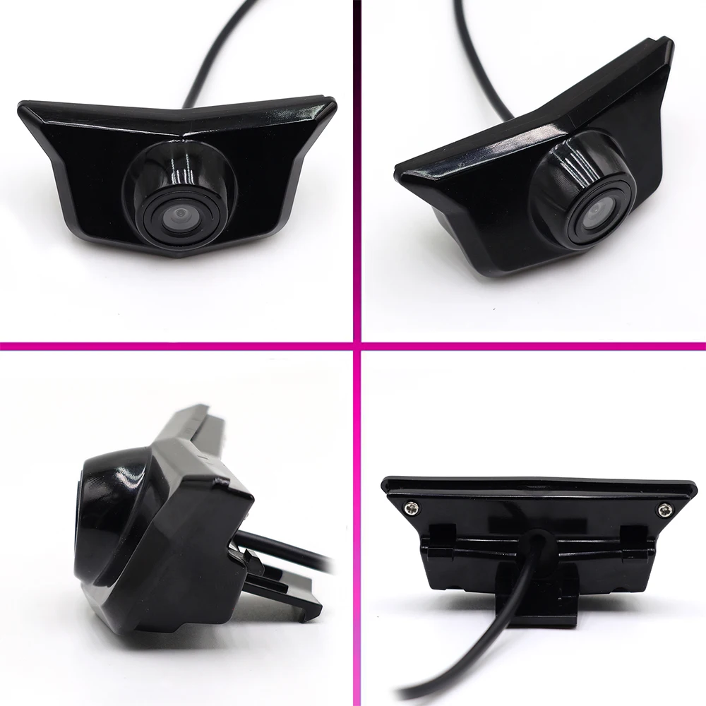 ZJCGO AHD CVBS 1080P 170 ° Автомобильный логотип парковочная камера переднего вида для Cadillac