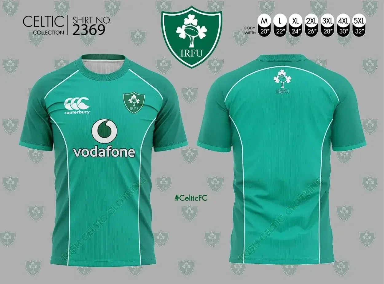 Ирландский оливковый трикотаж с 3D принтом персонализированная футболка