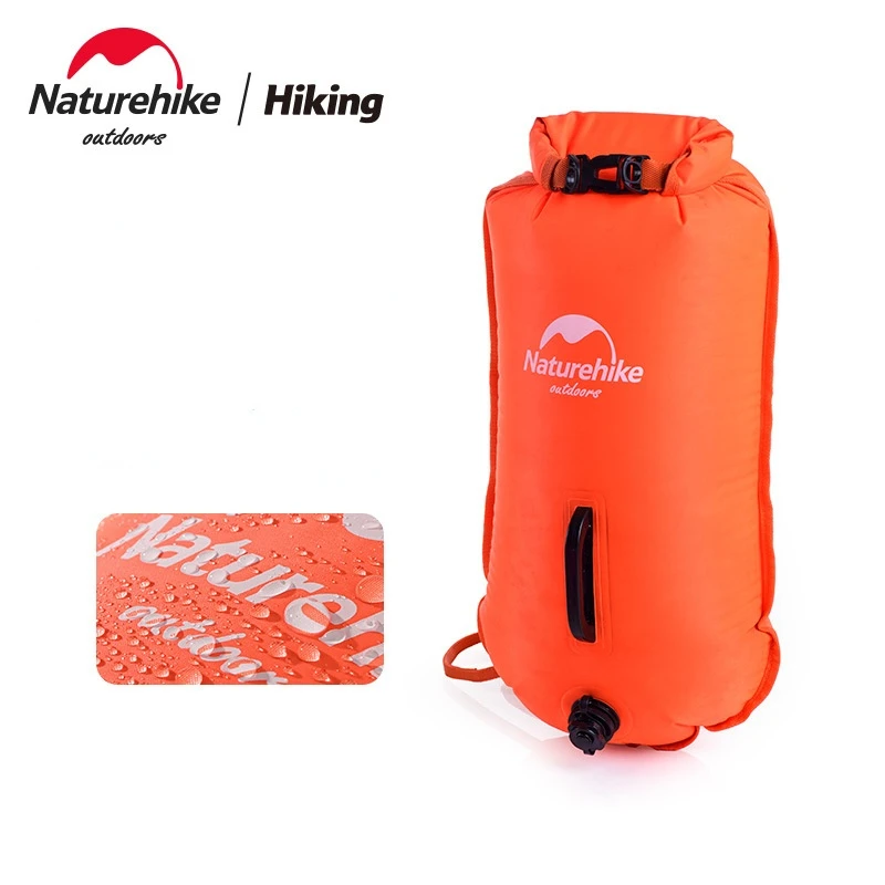 

Naturehike Swimming Double Airbag Inflatable Waterproof Bag Seaside Snorkeling Beach Drifting Bag Outdoor Swim Bag Float
