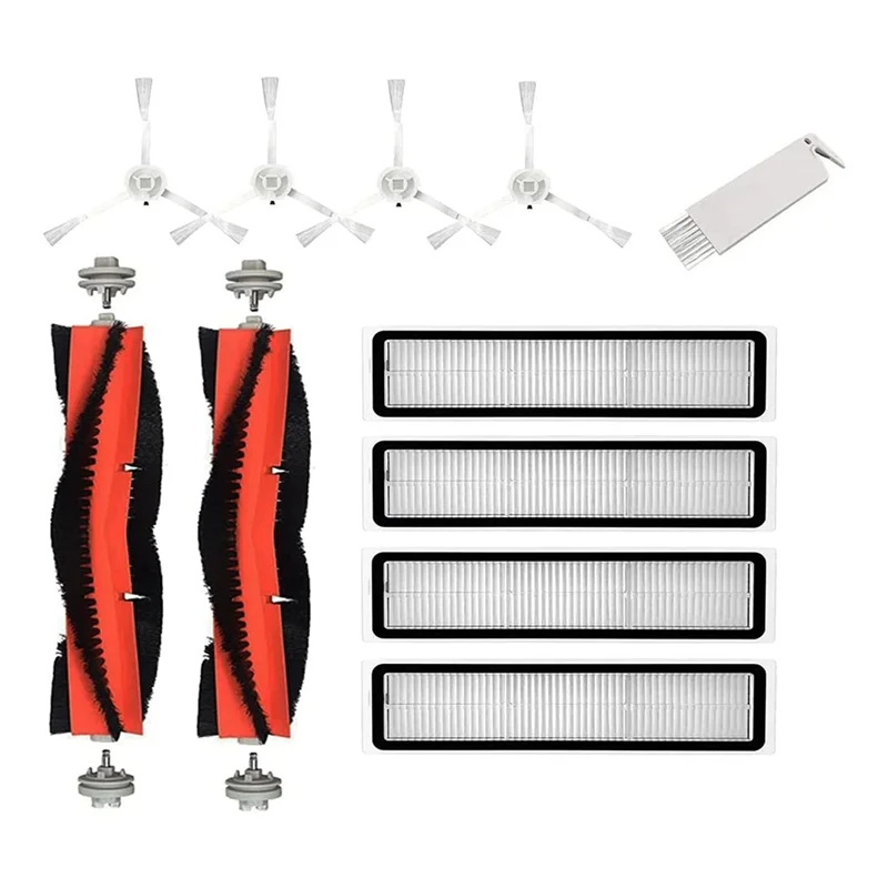 

Replacement Parts Main Brush Side Brush HEPA Filter Compatible for Dreame D9 Vacuum Cleaner Accessories