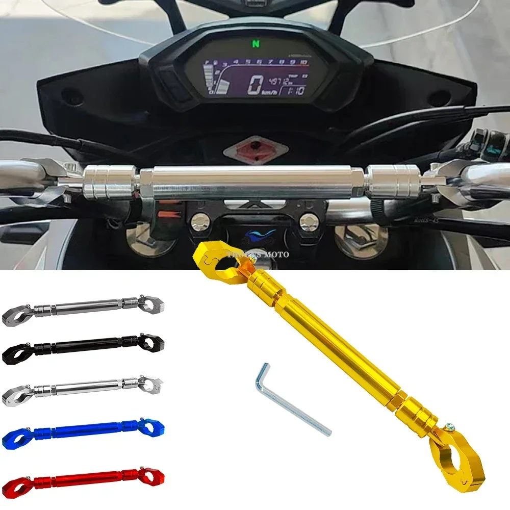 

Motorcycle Balance Bar Universal 22mm CNC Aluminum Crossbar Strengthen Handlebar Extended Motorbike Reinforce Lever Accessories