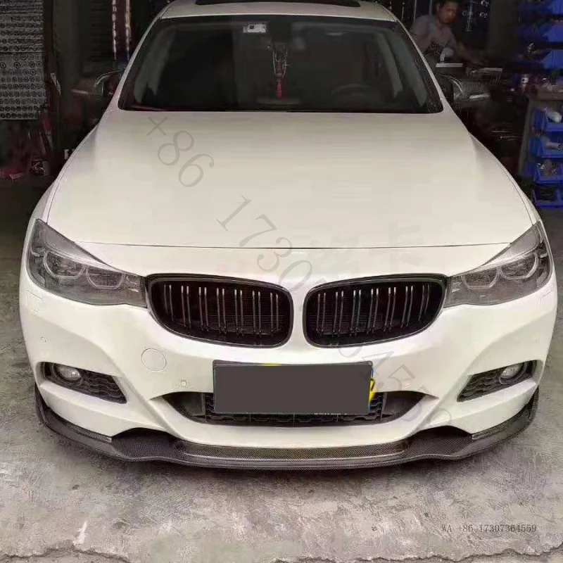 Фото Подходит для BMW 3 Series GT F34, карбоновый спойлер и передний сплиттер в стиле Harman, 2013-2020 гг. №2