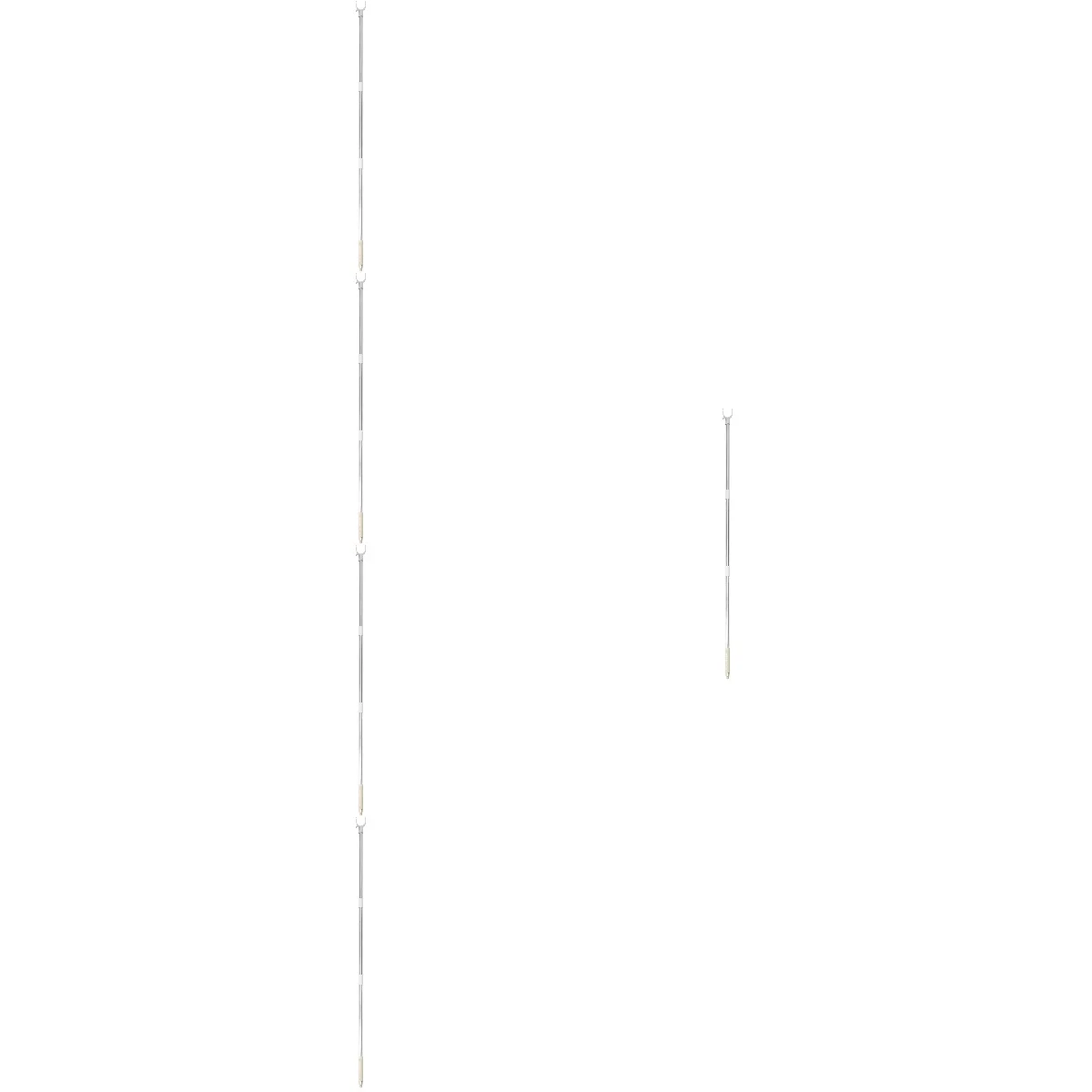 

Stitching Clothes Rail Outdoor Outdoor Laundry Line Thickened Rod Splicing Clothesline Professional Lightweight Telescopic