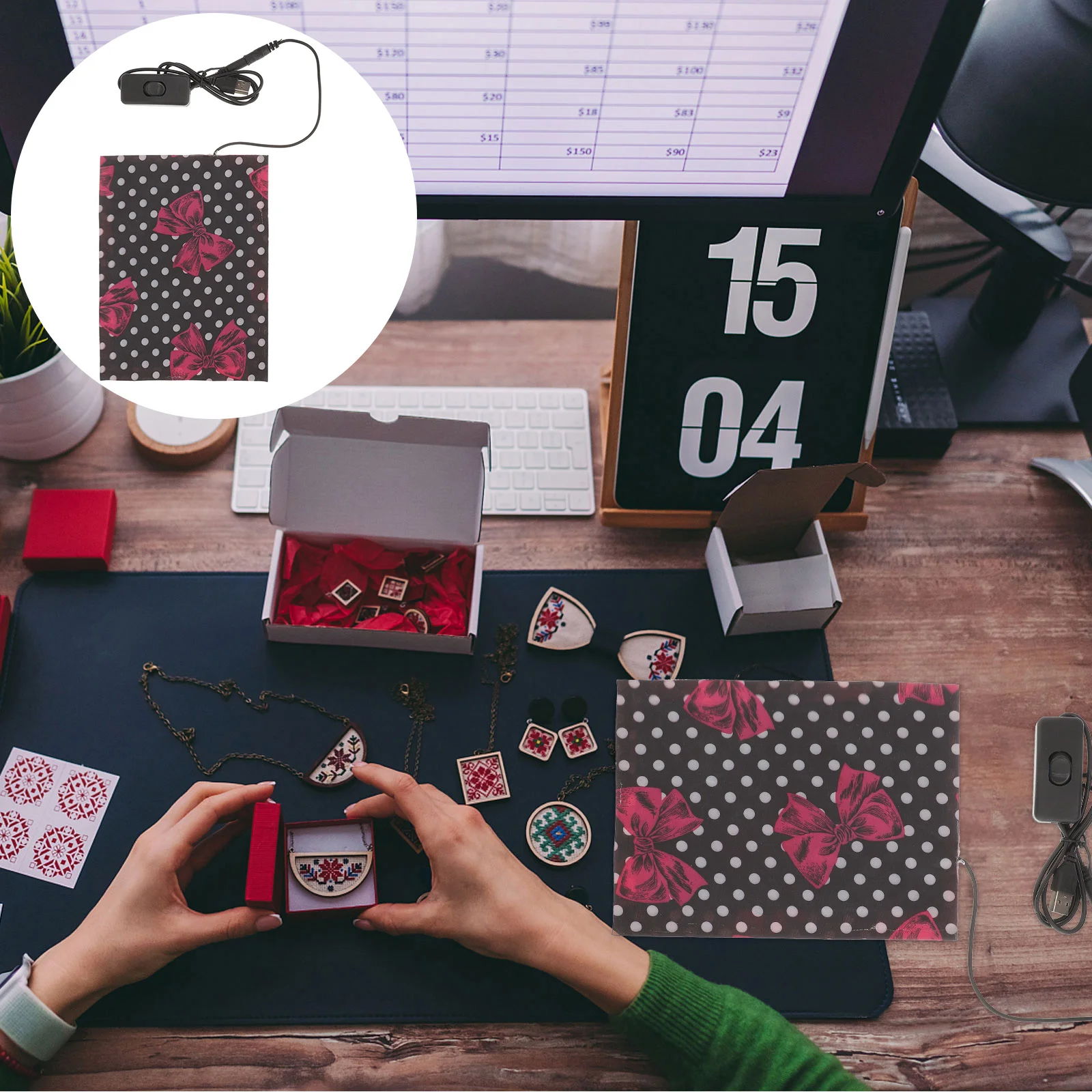 

1 шт. практичная эпоксидная грелка USB эпоксидный отверждаемый коврик профессиональная грелка