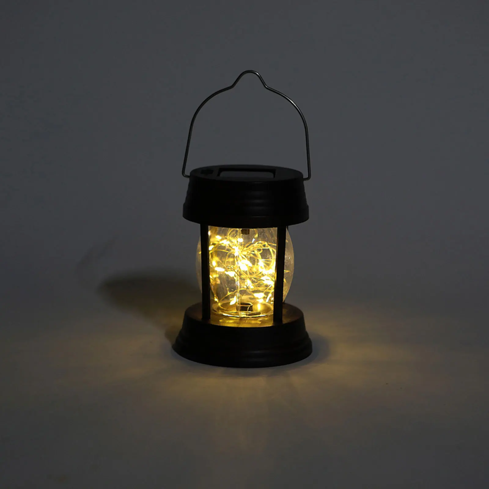 Garden Lights Decor Solar Exterior Wall Lighting Fixture Hanging Tent No Wiring Required Outdoor Portable Campsite Lamp