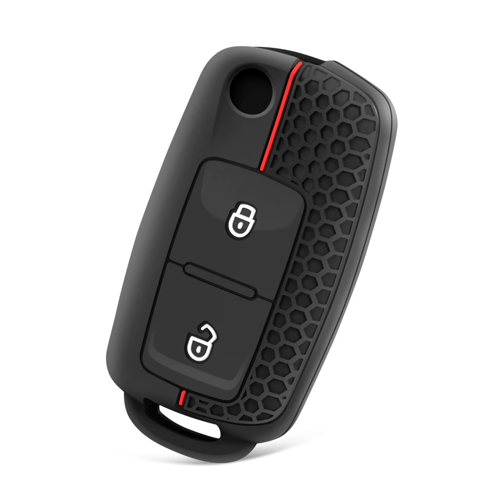

Силиконовый Чехол Для Ключей VW MK4 Seat Altea Alhambra Ibiza Polo Golf 4 5 6 Transporter Amarok С Пультом Дистанционного Упр...