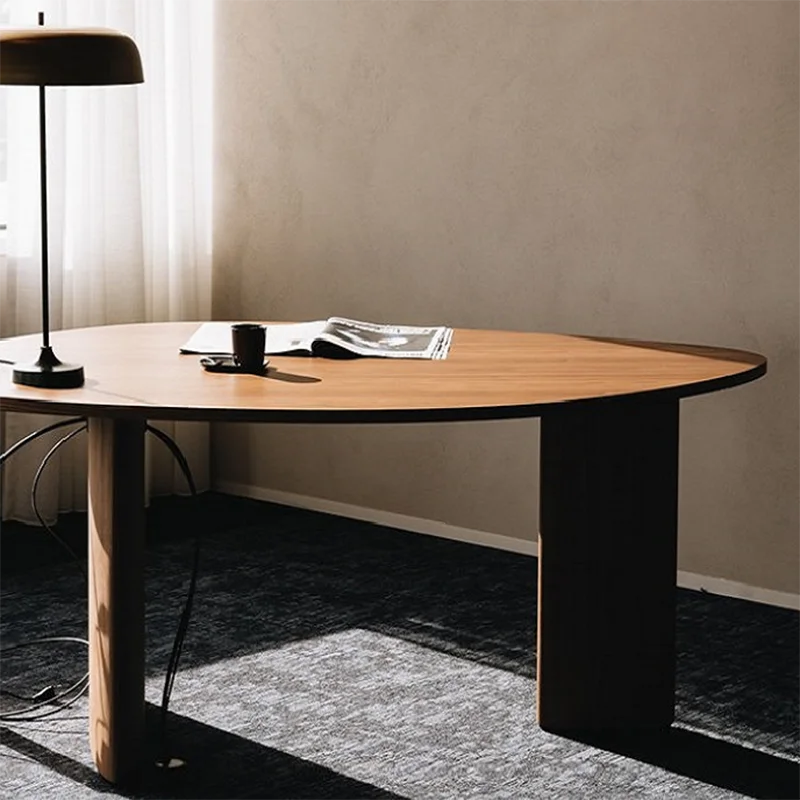70 8 дюймов овальный кофейный обеденный стол деревянный кухонный креативный в