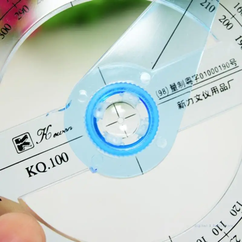 M17F 360-градусный транспортир круговая линейка пластиковый для измерения угла