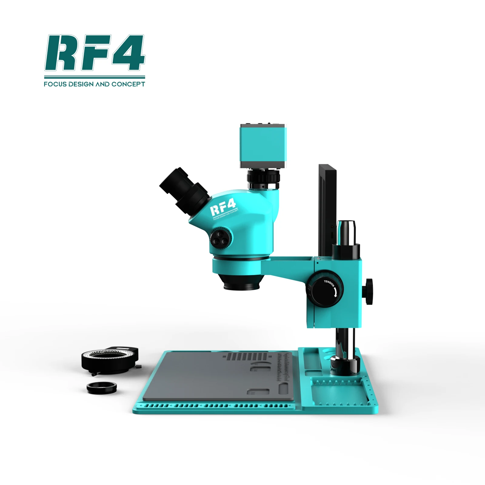 Фото RF7050TVD2-4KC1-M156 HDMI 4K камера 15,6-дюймовый 4K HD дисплей ремонт экрана IC процессор телефон оптический зум триокулярный микроскоп №5