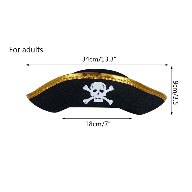 

Пиратская шляпа из фетра