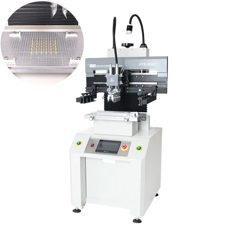 

ITECHSMT Chip Repair Solder Paste Stencil Printer Best Precision Printing Machine Circuit Board Paste PTR-B500