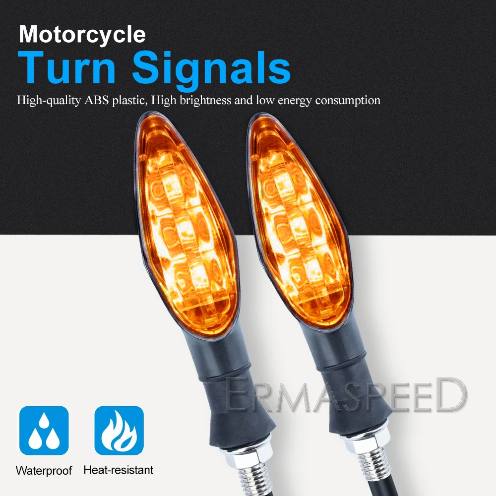 4 шт./компл. Универсальный светодиодный указатель поворота для мотоцикла