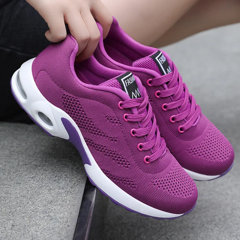 2023 Women Running Sneakers Fashion Casual Flat Shoes female wedges Shoes Women summer Mesh Breathable woman vulcanize shoes