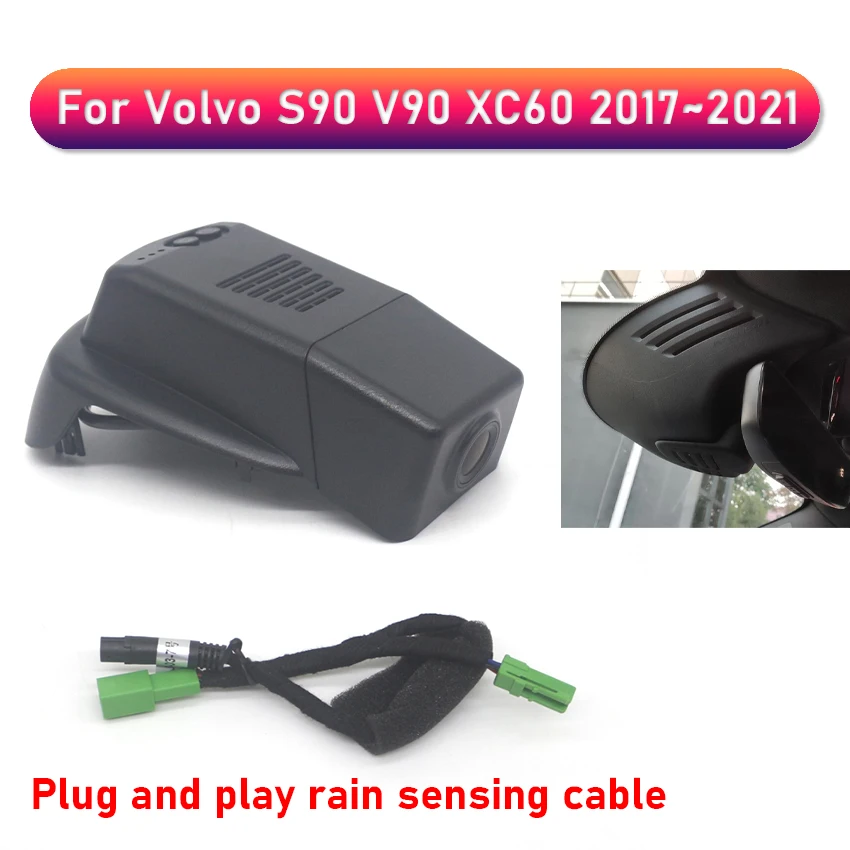 

Видеорегистратор Plug and Play для Volvo XC40 XC60 XC90 S60 V60 S90 V90 V40 S80 XC70 Polestar 2 Автомобильный видеорегистратор HD камера Wi-Fi регистратор для вождения