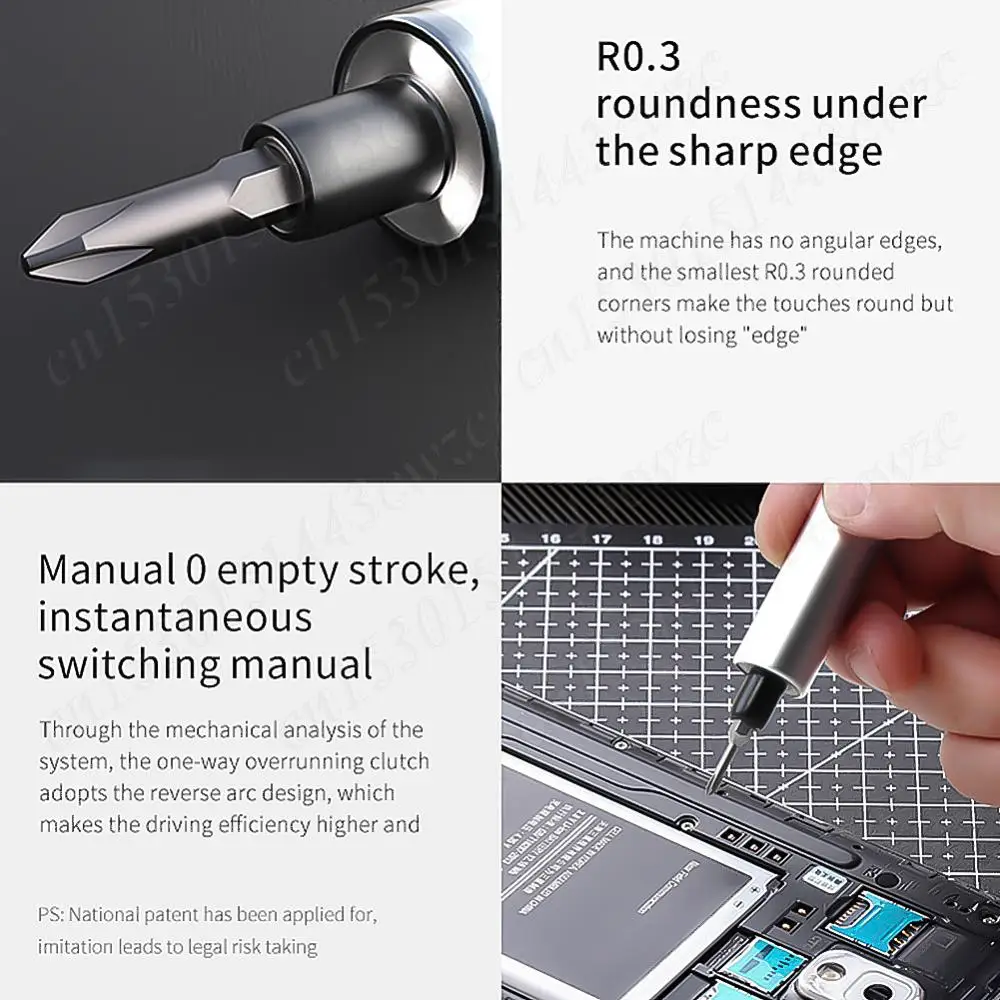 Электрическая отвертка 23 в 1 Набор прецизионных отверток с мини мощностью