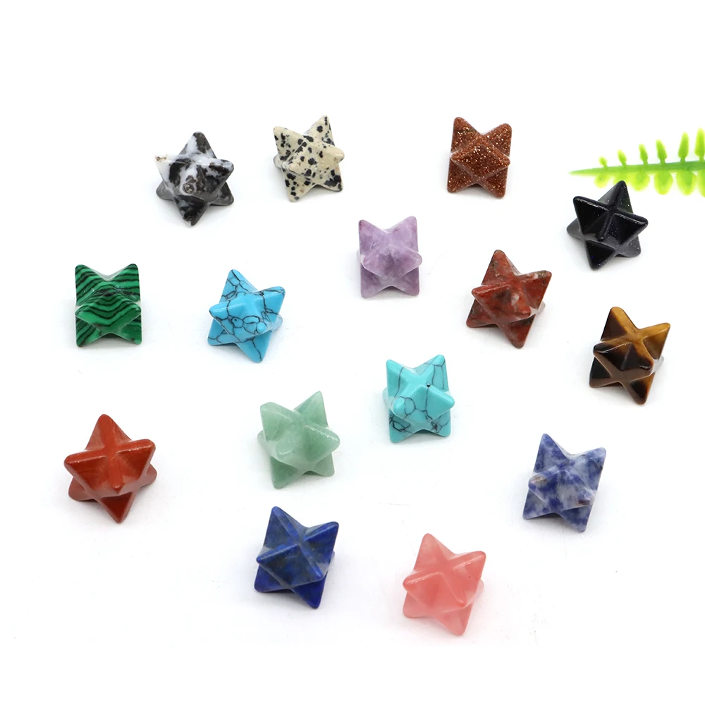 

Меркаба звезда из натурального камня 13 мм