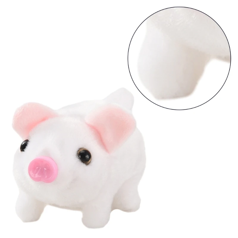 Плюшевые мягкие игрушки милые электрические поросята игрушка для детей подарок