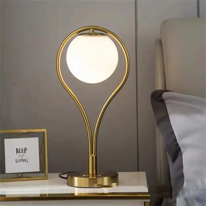 

Nordic Style Decorative Desk Lamp Plating Smooth Feel Durable And Wear-resistant Easy To Install And Use High-quality Table Lamp