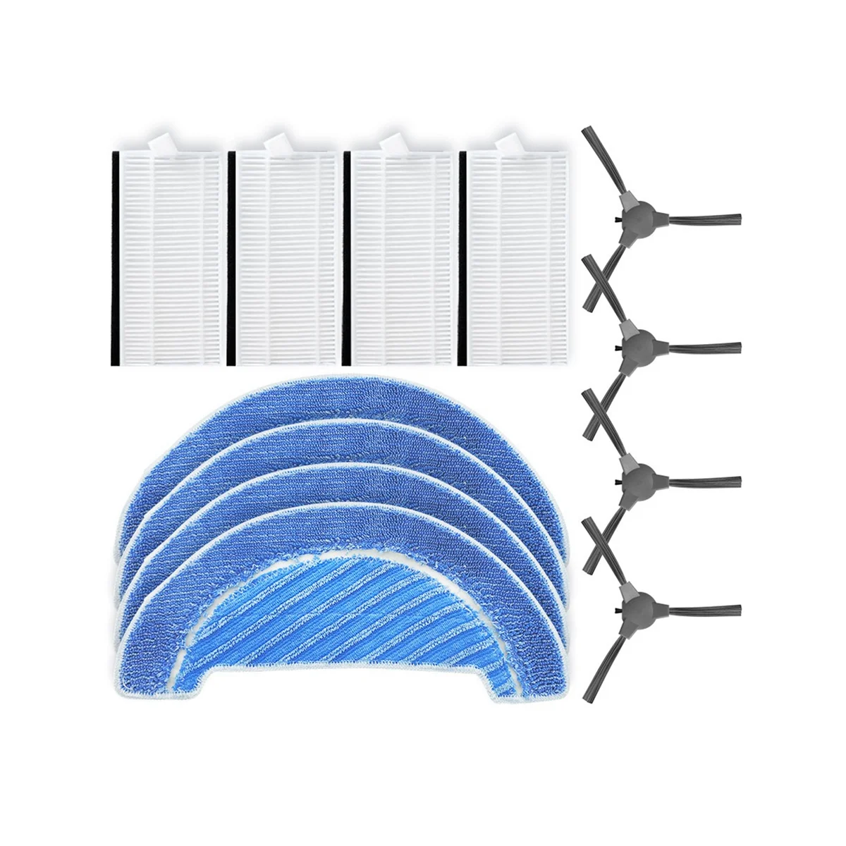 Запасные части для вспышки Cecotec Conga титановые сменные боковые щетки фильтр НЕРА