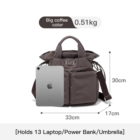 EPOL Новая женская сумка, легкая, вместительная, универсальная сумка через плечо с несколькими карманами, водонепроницаемые сумки через плечо 6116-01