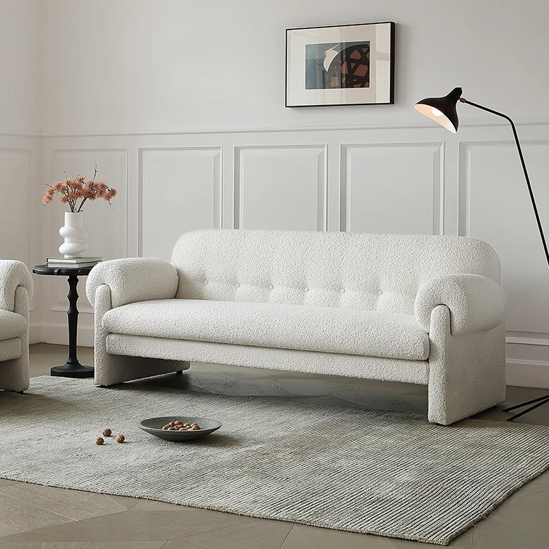 Xiaoxiang диван во французском ретро кремовом стиле тканевый современная простая