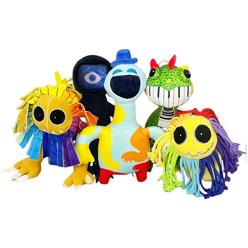 Фото Плюшевая игрушка Poppy Playtime NEW Pianosaurus, мягкая игрушка-подушка Nightmare Critters, кукла-подушка Huggy Wuggy, декоративная игрушка, подарки для детей №1