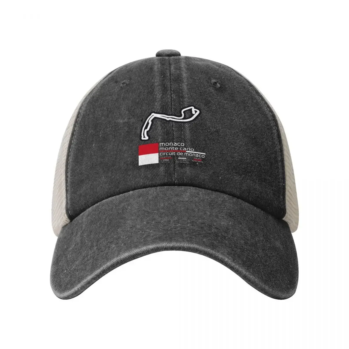 Бейсбольная кепка Monaco F1 Records (Circuit de Monaco) спортивная с козырьком Snapback мужская