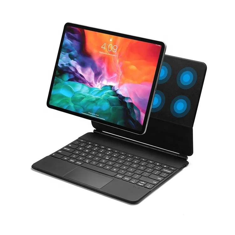 

Bluetooth Wireless Magic Keyboard with Trackpad Backlit Keys for iPad Pro 12.9