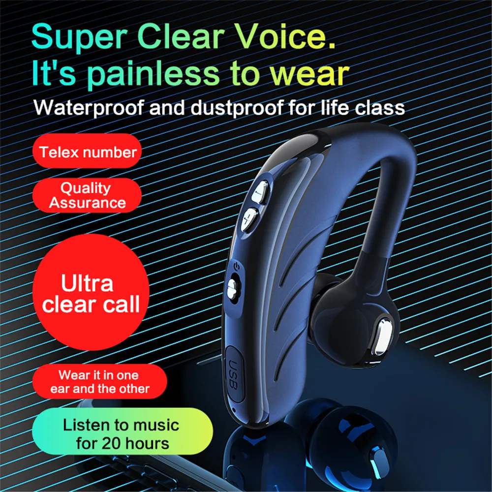 

New V9 Wireless Bluetooth Earphone with HIFI Stereo HD Mic Handsfree Headset Stereo Headphones For Samsung iPhone Xiaomi Earbuds