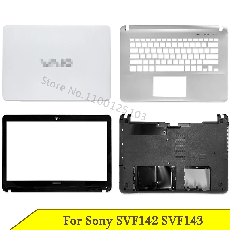 

Новый нижний чехол для Sony SVF142, SVF143, SVF143a1qt, SVF14326scw, Non Touch, задняя крышка ЖК-дисплея, передняя панель, упор петли, крышка, белый