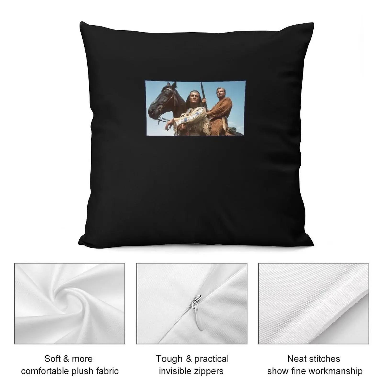 Классическая футболка winnetou and old shatterhand Набор наволочек для диванной подушки