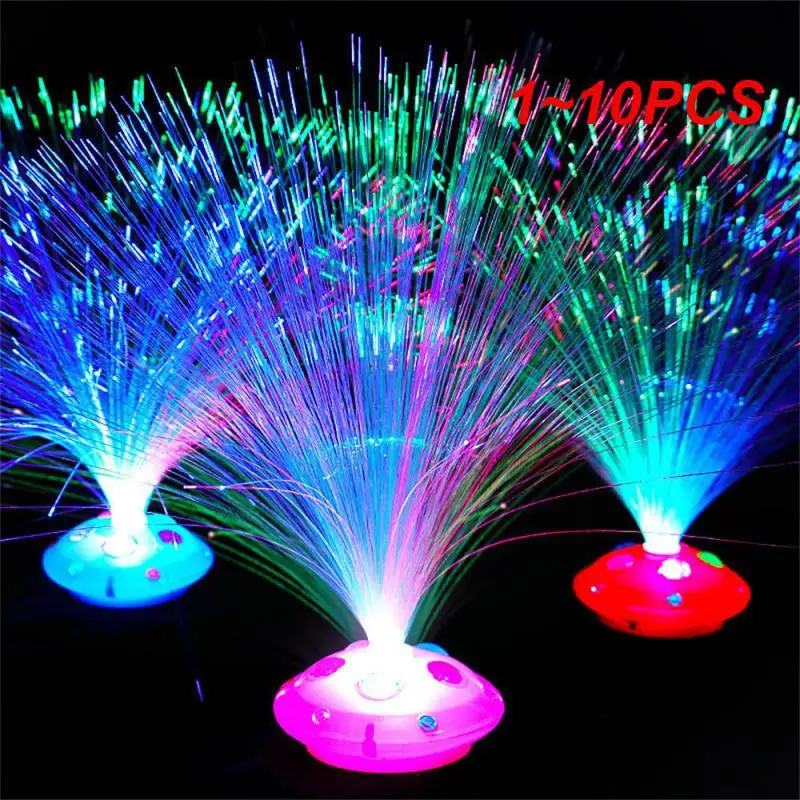 

1~10PCS Colored LED Fiber Optic Light Night Lamp Holiday Christmas Wedding Decoration Stars Shine In The Dark Kids Toys Nighting