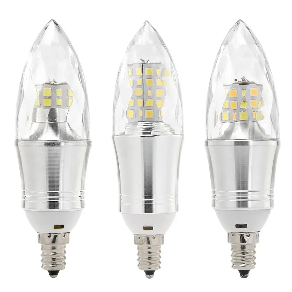 

E12 5W/7W/12W LED Light SMD2835 AC85-265V Wide Range of Use Corn Candle Lamp High Hardness High Transparency Shell