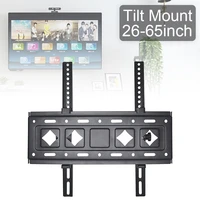 c43 60kg adjustable tv wall mount bracket flat panel tv frame support 15 degrees tilt with level for 26 65 inch led monitors