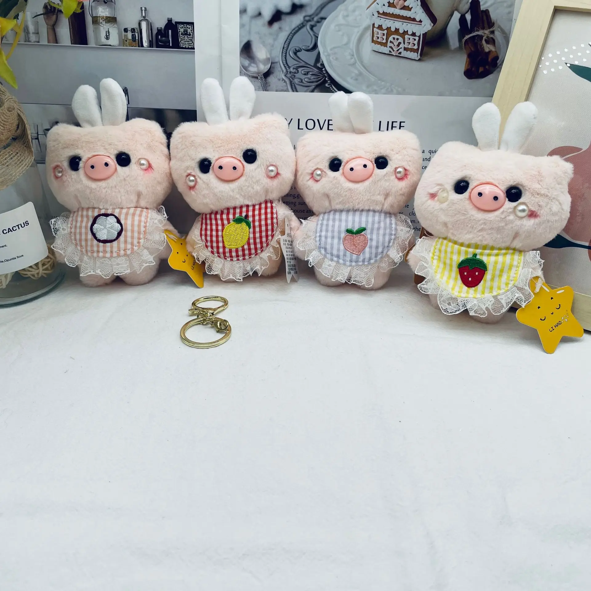 

Лидер продаж, милые Слюнявчики с мультяшным рисунком, подвеска в виде свиньи, милый креативный рюкзак в виде свиньи, очаровательные детские подарки на день рождения