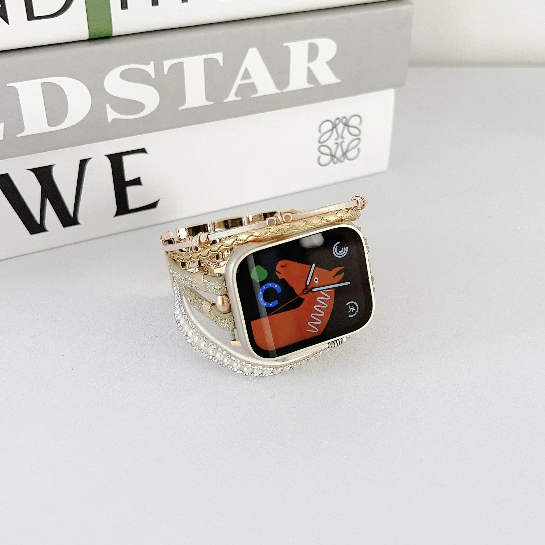 Women Metal Strap For Apple Watch Series Ultra 8 7 6 se Bracelet iWatch 49mm 45mm 41mm 40mm 44mm Band Wristband Belt Accessories