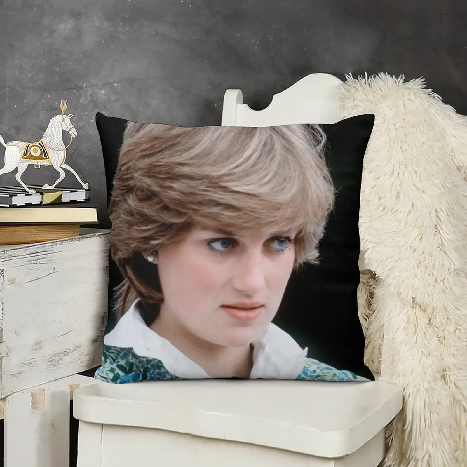 HRH Diana принцесса Уэльса Windsor 1981 декоративная подушка клетчатый диван роскошные