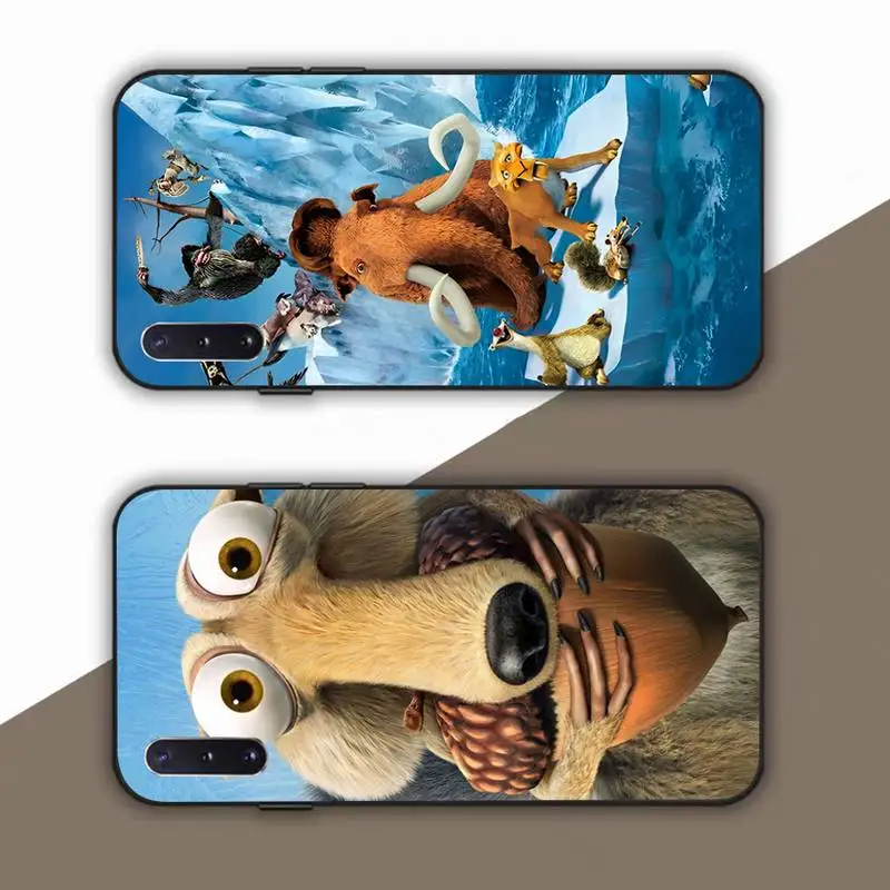 

Disney Ice Age Phone Case For Samsung Galaxy Note 10Pro Note20ultra note20 note10lite M30S Coque