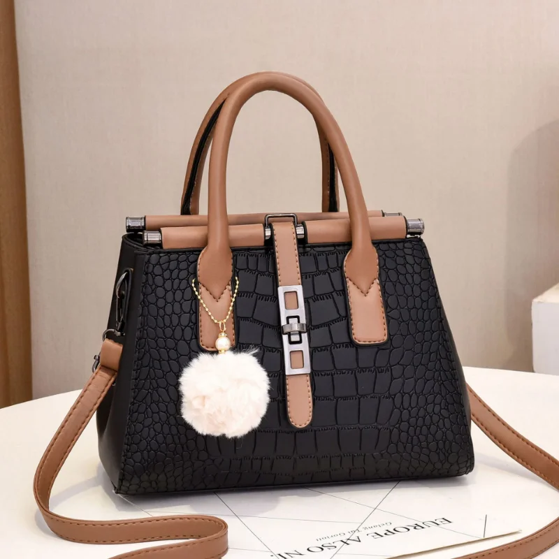 

Elegant Fashion Large Capacity 2023 New Crocodile Pattern Handbag Trend One-shoulder Cross-body Bag Handbags Torby Na Szydelku