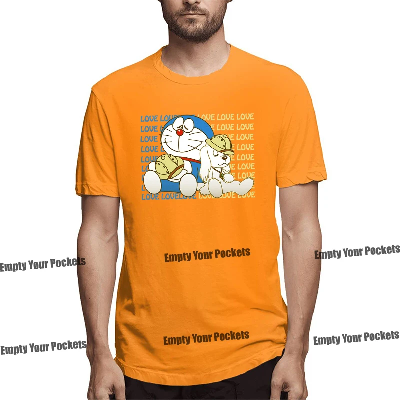 

2022 Summer Japanese Anime Doraemon T-shirt Fashion Streetwear Hip Hop Kawaii Clothes Summer Short Sleeve Tops for Unisex